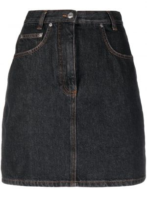Spódnica jeansowa Moschino Jeans czarna