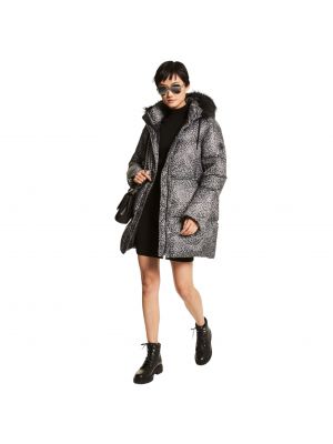 Леопардовая пуховик с принтом оверсайз Michael Michael Kors Леопардовая пуховик с принтом оверсайз Michael Michael Kors