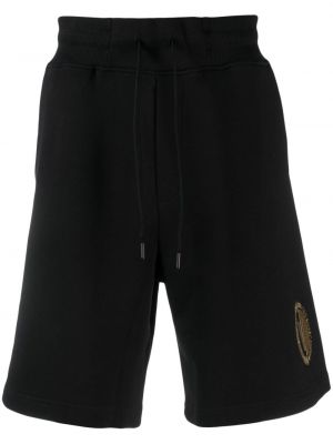 Jeans shorts aus baumwoll Versace Jeans Couture schwarz