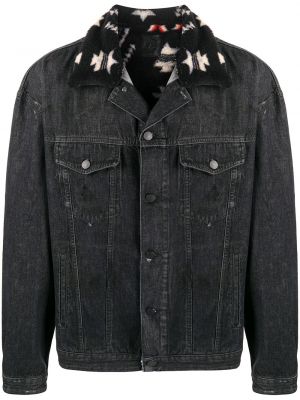 Bavlněná džínová bunda Alchemist černá