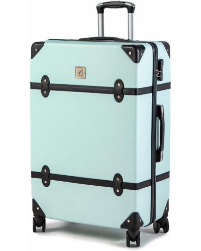 Nagy kemény bőrönd SEMI LINE - T5510-4 Kék