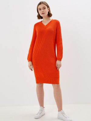 Платье-свитер Marytes оранжевое