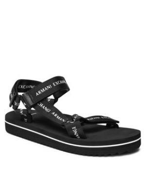 Sandále Armani Exchange čierna