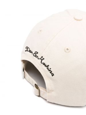 Haftowana czapka z daszkiem bawełniana Deus Ex Machina biała