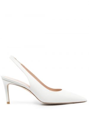 Pumpar med remmar med slingback Stuart Weitzman vit