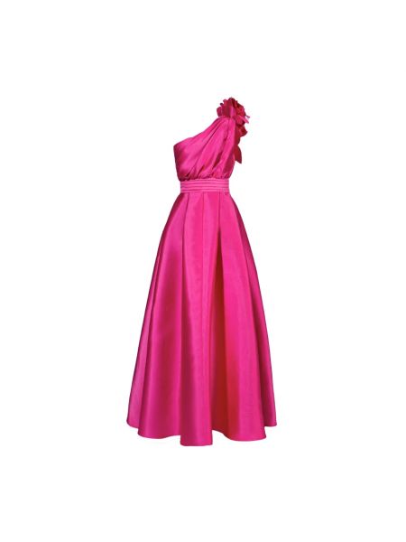 Vestido largo Doris S rosa