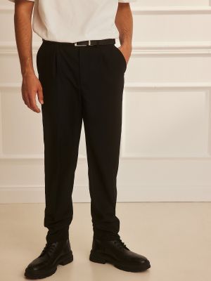 Pantalon plissé Guido Maria Kretschmer Men noir