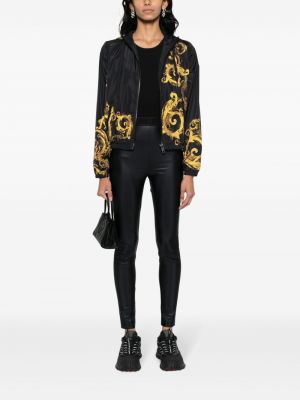 Legingi Versace Jeans Couture melns
