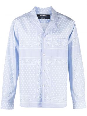 Bavlnená košeľa s potlačou s paisley vzorom Jacquemus