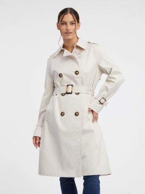 Trenchcoat Orsay weiß