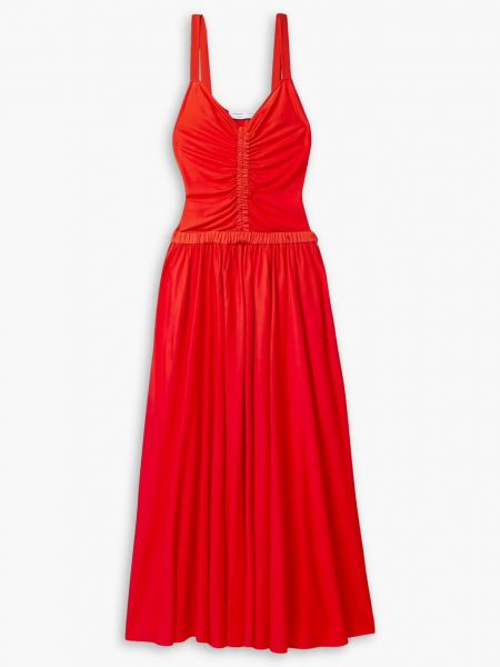 Платье из джерси из крепа Proenza Schouler Pswl красное