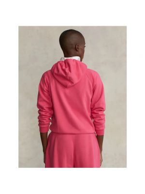 Sudadera con capucha con bordado Polo Ralph Lauren rosa