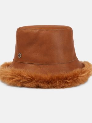Двусторонняя шапка Loro Piana коричневая