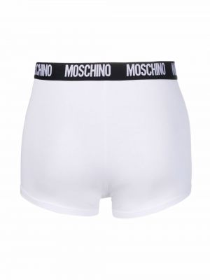 Bavlněné boxerky Moschino bílé