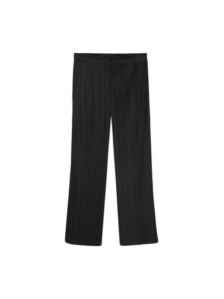 Szerokie spodnie Issey Miyake czarne