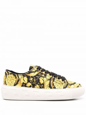 Trykt sneakers Versace svart