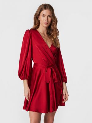 Коктейлна рокля Imperial червено