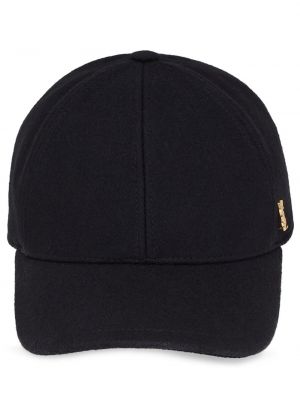 Kepurė su snapeliu Saint Laurent juoda