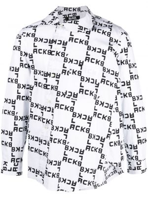 Βαμβακερό πουκάμισο με σχέδιο Black Comme Des Garçons