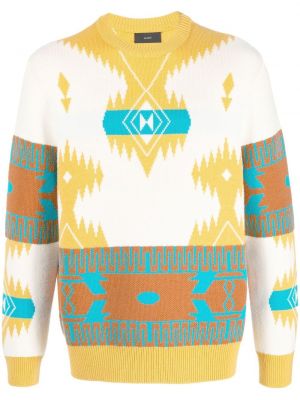 Жакардов пуловер с абстрактен десен Alanui