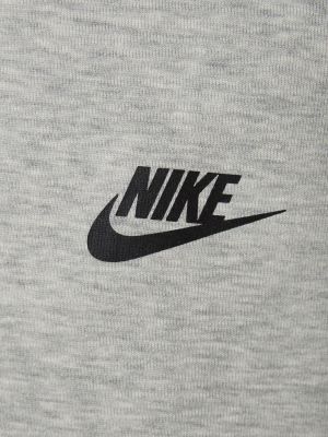 Fleecové šortky Nike sivá