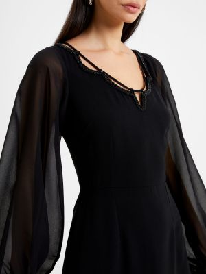 Платье мини из крепа French Connection черное
