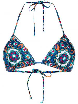 Bikini con estampado La Doublej azul