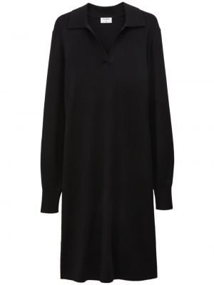 Πλεκτή φόρεμα με κέντημα Filippa K μαύρο