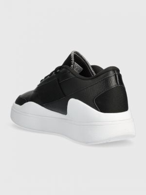 Sneakerși din piele Adidas negru