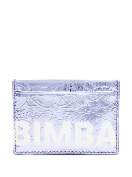 Portefeuille en cuir à imprimé Bimba Y Lola violet