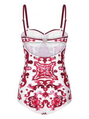 Einteiliger badeanzug mit print Dolce & Gabbana