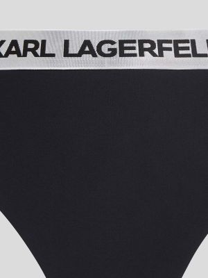 Plavky Karl Lagerfeld černé