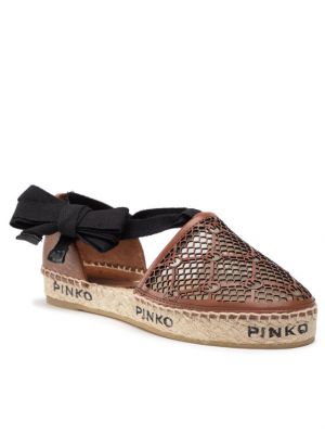 Pinko Espadrilky Angelica PE 22 BLKS1 1H2119 Y86A Hnědá