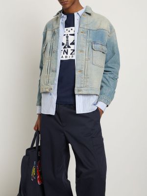 Bavlněná džínová bunda Kenzo Paris