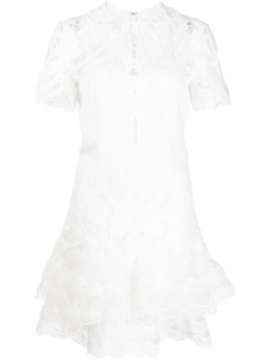 Blonder ruffle dress Jonathan Simkhai hvit