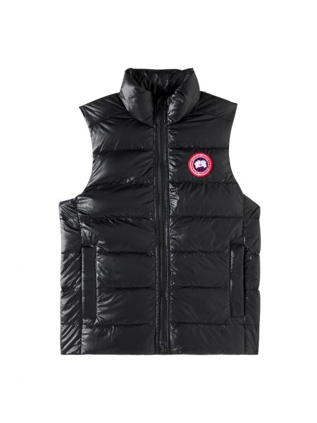 Ned vest for gutter Canada Goose Kids svart