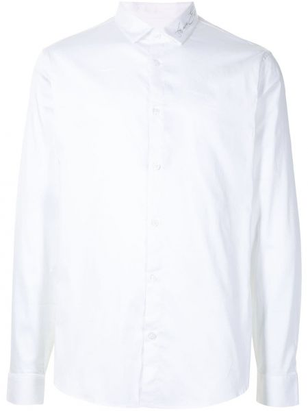 Camisa con estampado Armani Exchange blanco