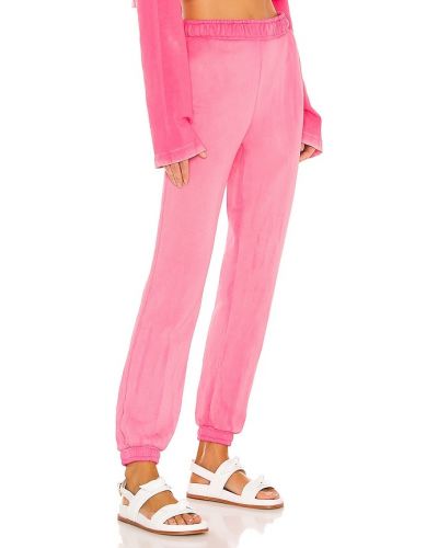 Pantaloni tuta di cotone Cotton Citizen rosa