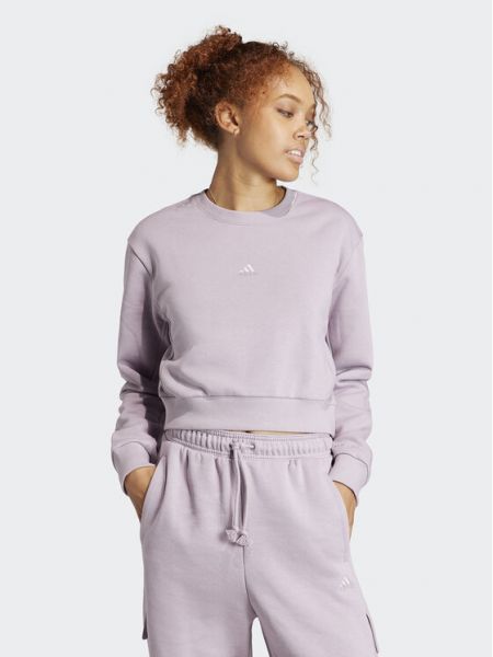 Fleece pulóver Adidas lila