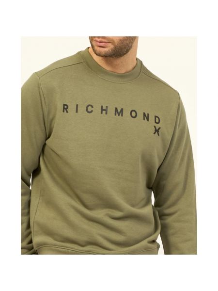 Bluza bawełniana John Richmond zielona