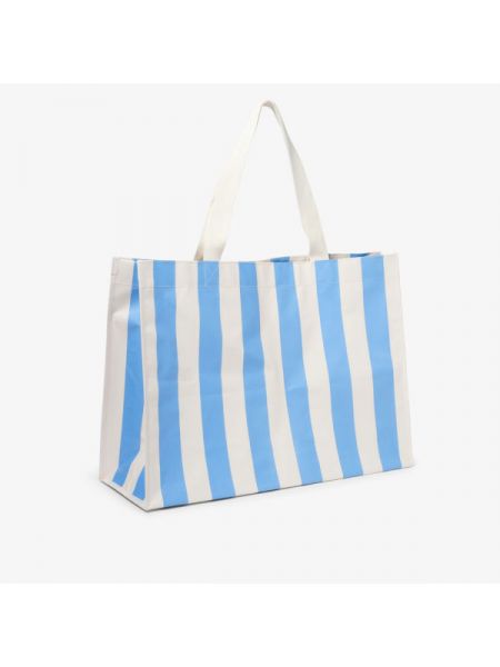 Плетеная пляжная сумка le weekend carryall с полосатым принтом Sunnylife синий