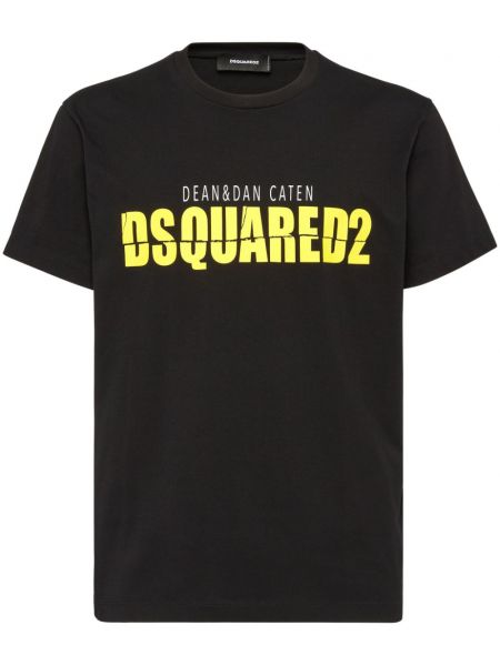 Kokvilnas t-krekls ar apdruku Dsquared2
