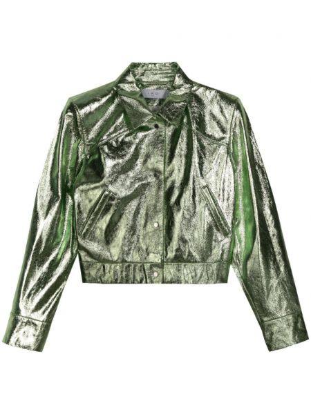 Jachetă lungă Iro verde