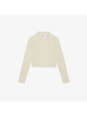 Хлопковый укороченный свитер Claudie Pierlot