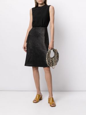 Vestido con cordones bootcut Louis Vuitton negro
