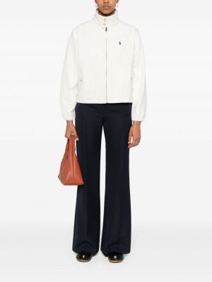 Bavlněná bunda Polo Ralph Lauren bílá