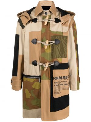 Palton cu imagine cu model camuflaj Dsquared2