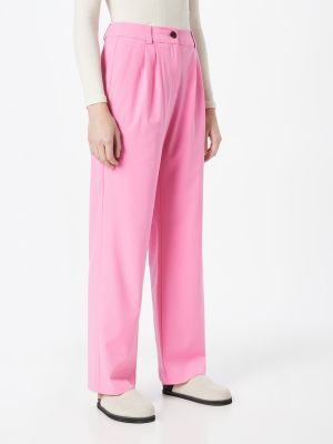 Πλισέ παντελόνα Modström ροζ