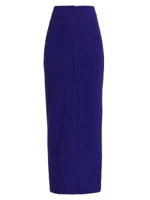 Фиолетовая трикотажная шерстяная длинная юбка A.w.a.k.e. Mode