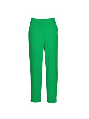 Rovné kalhoty Vero Moda zelené